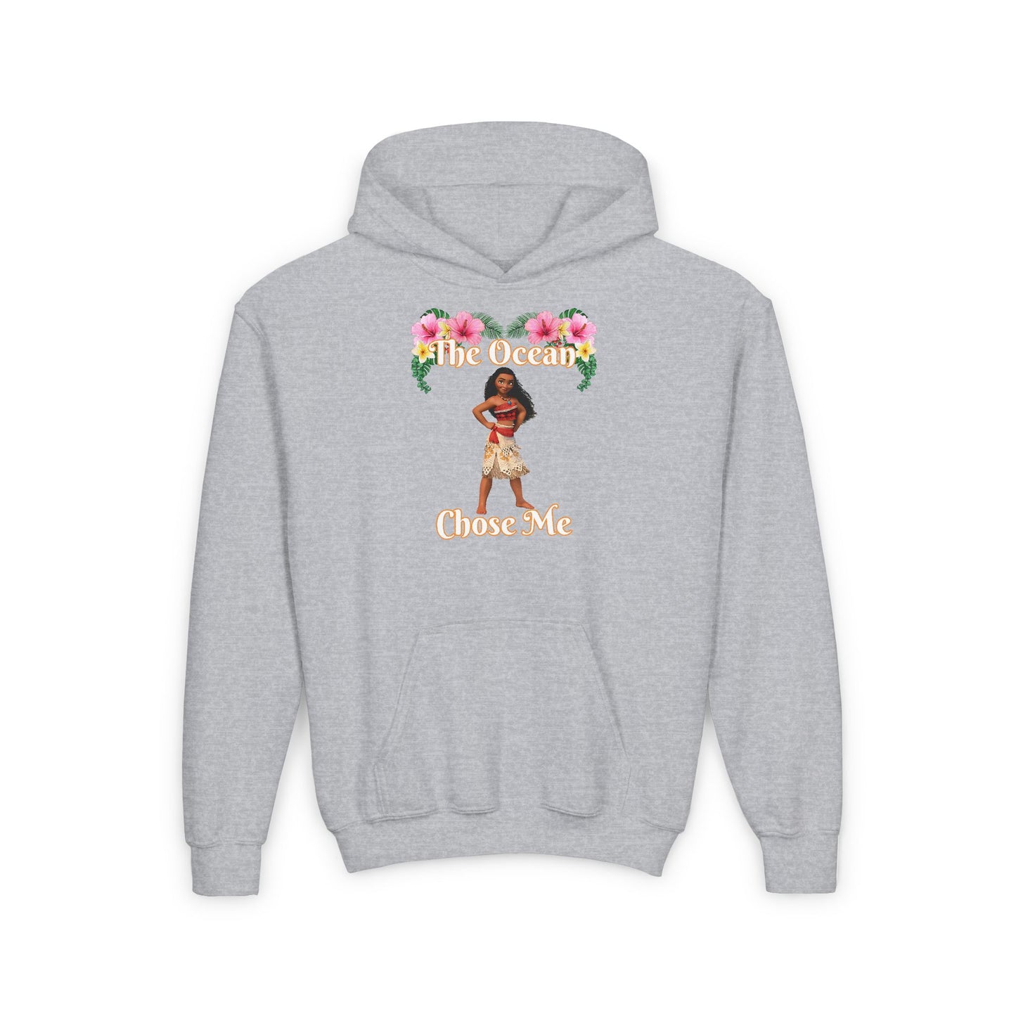 Moana Youth Hoodie - The Ocean Chose Me