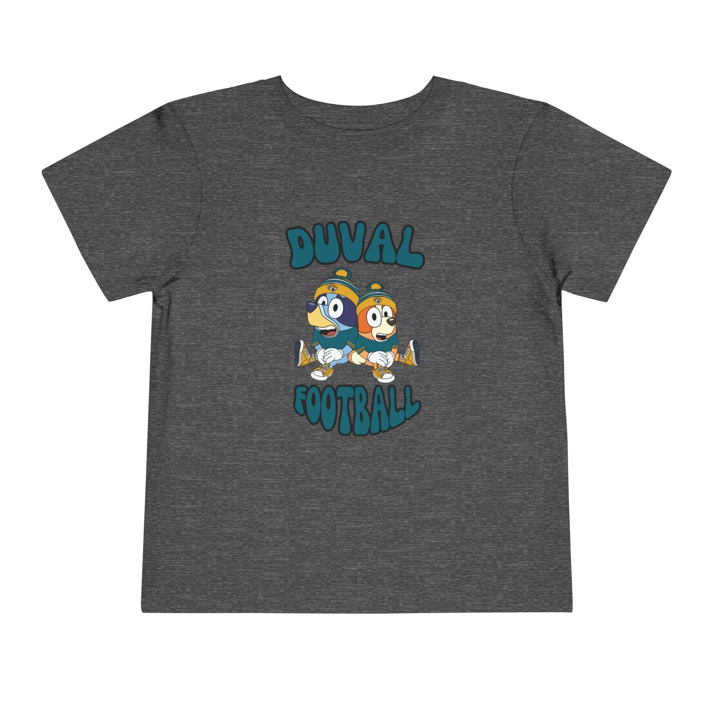 Toddler Bluey & Bingo Design Jaguars Football - Inspired T-Shirt