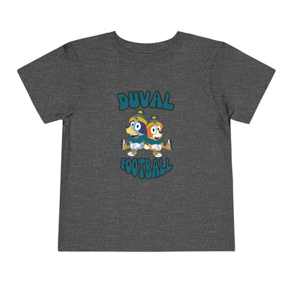 Toddler Bluey & Bingo Design Jaguars Football - Inspired T-Shirt