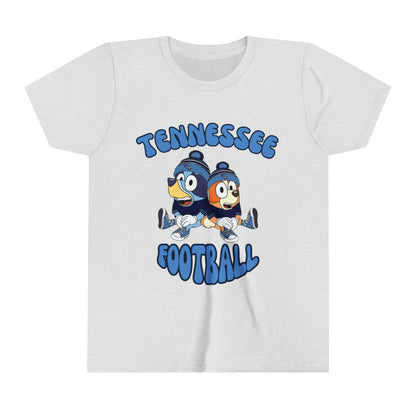 Youth Bluey & Bingo Design Titans Football - Inspired T-Shirt