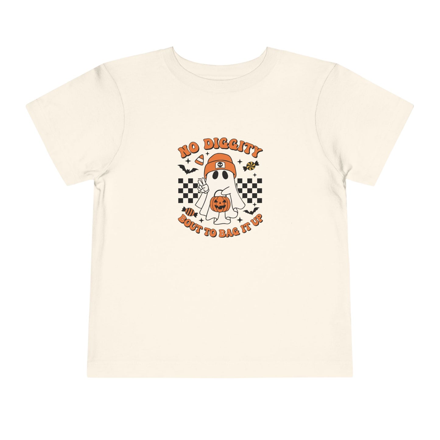 Toddler Halloween  No Diggity Bout To Bag It T-Shirt