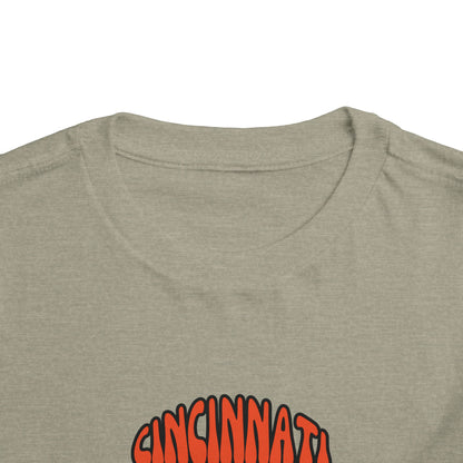 Toddler Bluey & Bingo Design Cincinnati Bengals Football - Inspired T-Shirt