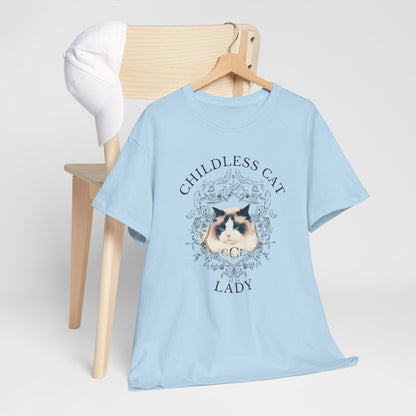 Unisex Childless Cat Lady T-Shirt