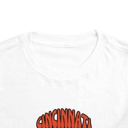 Toddler Bluey Design Cincinnati Bengals Football - Inspired T-Shirt