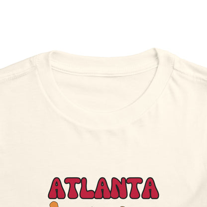 Toddler Bluey Design Atlanta Braves - Inspired T-Shirt