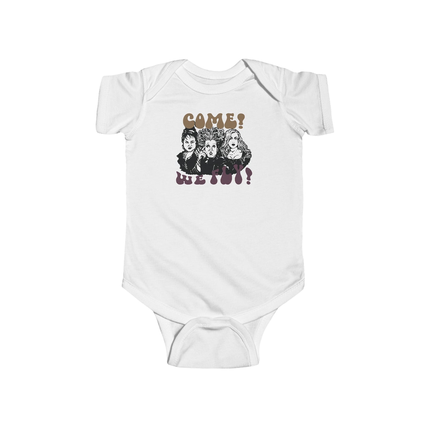 Infant Hocus Pocus "Come! We Fly!" Bodysuit