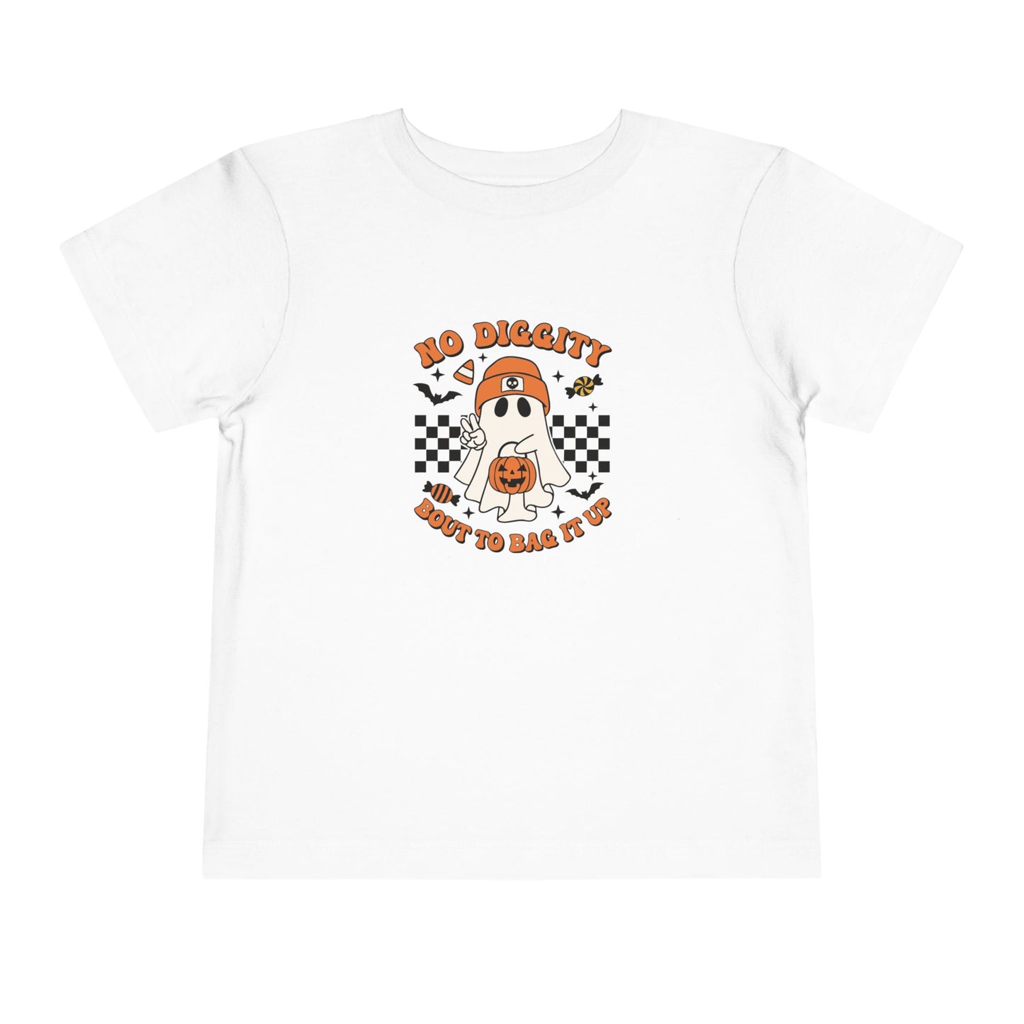 Toddler Halloween  No Diggity Bout To Bag It T-Shirt