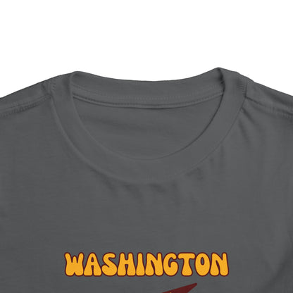 Toddler Bluey Design Washington Commanders Football -Inspired T-Shirt