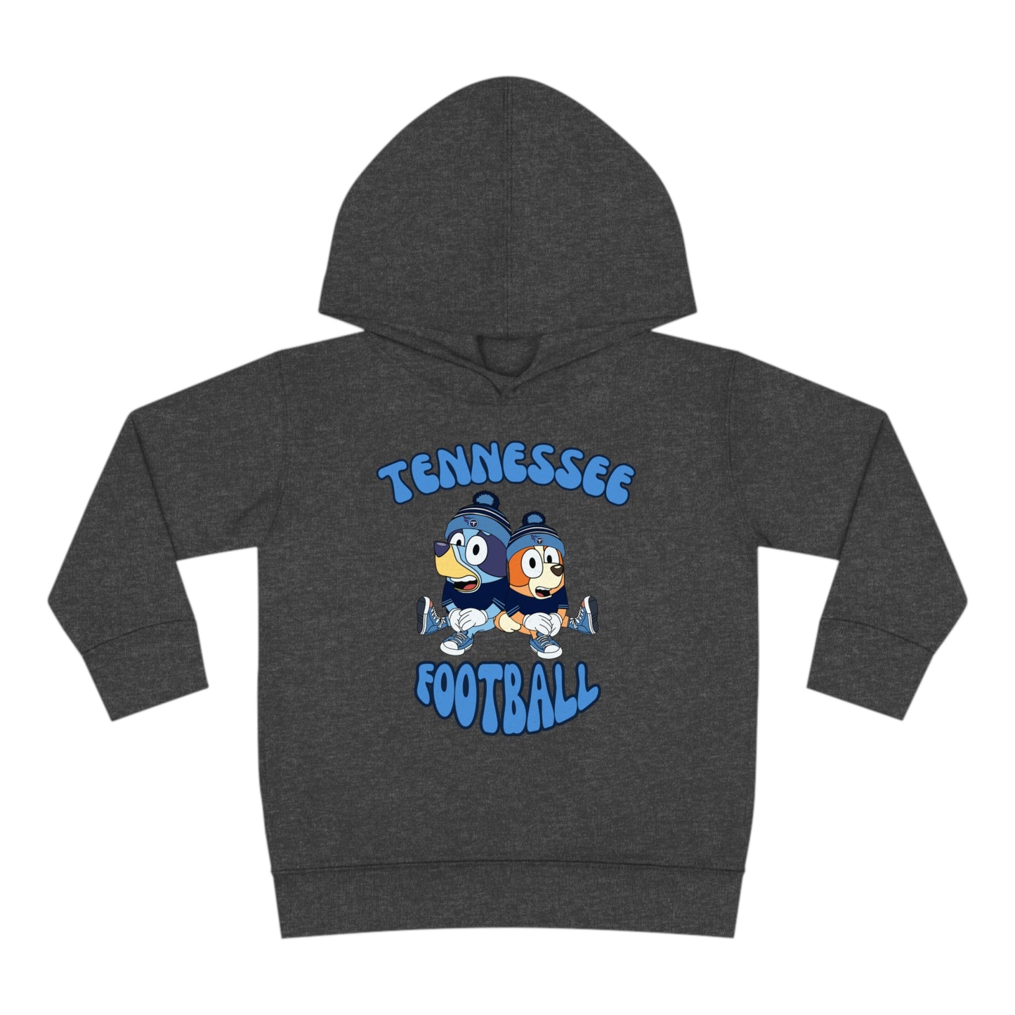 Toddler Bluey & Bingo Design Titans Football - Inspired Pullover Fleece Hoodie