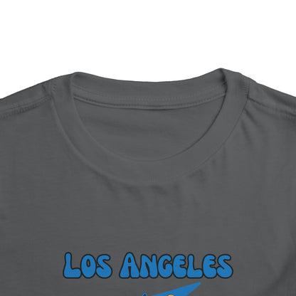 Toddler Bluey Design Las Angeles Chargers Football -Inspired T-Shirt