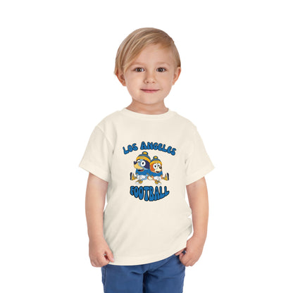 Toddler Bluey & Bingo Design Chargers Football - Inspired T-Shirt