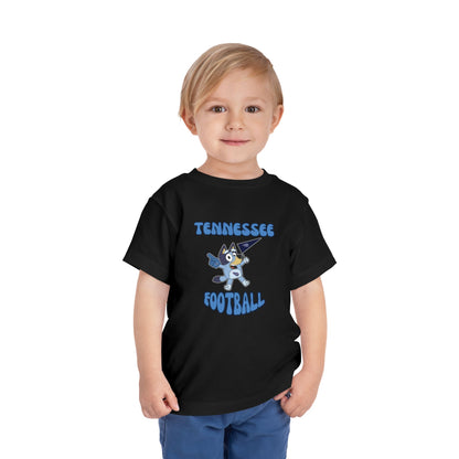 Toddler Bluey Design Tennessee Titans Football -Inspired T-Shirt