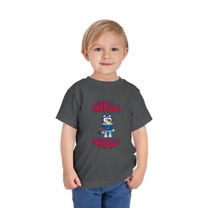 Toddler Bluey Design Buffalo Bills Football - Inspired T-Shirt