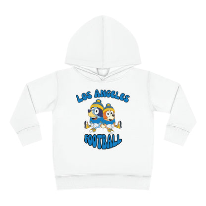 Toddler Bluey & Bingo Design Chargers Football - Inspired Pullover Fleece Hoodie