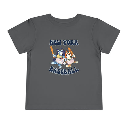 Toddler Bluey Design NY Yankees - Inspired T-Shirt