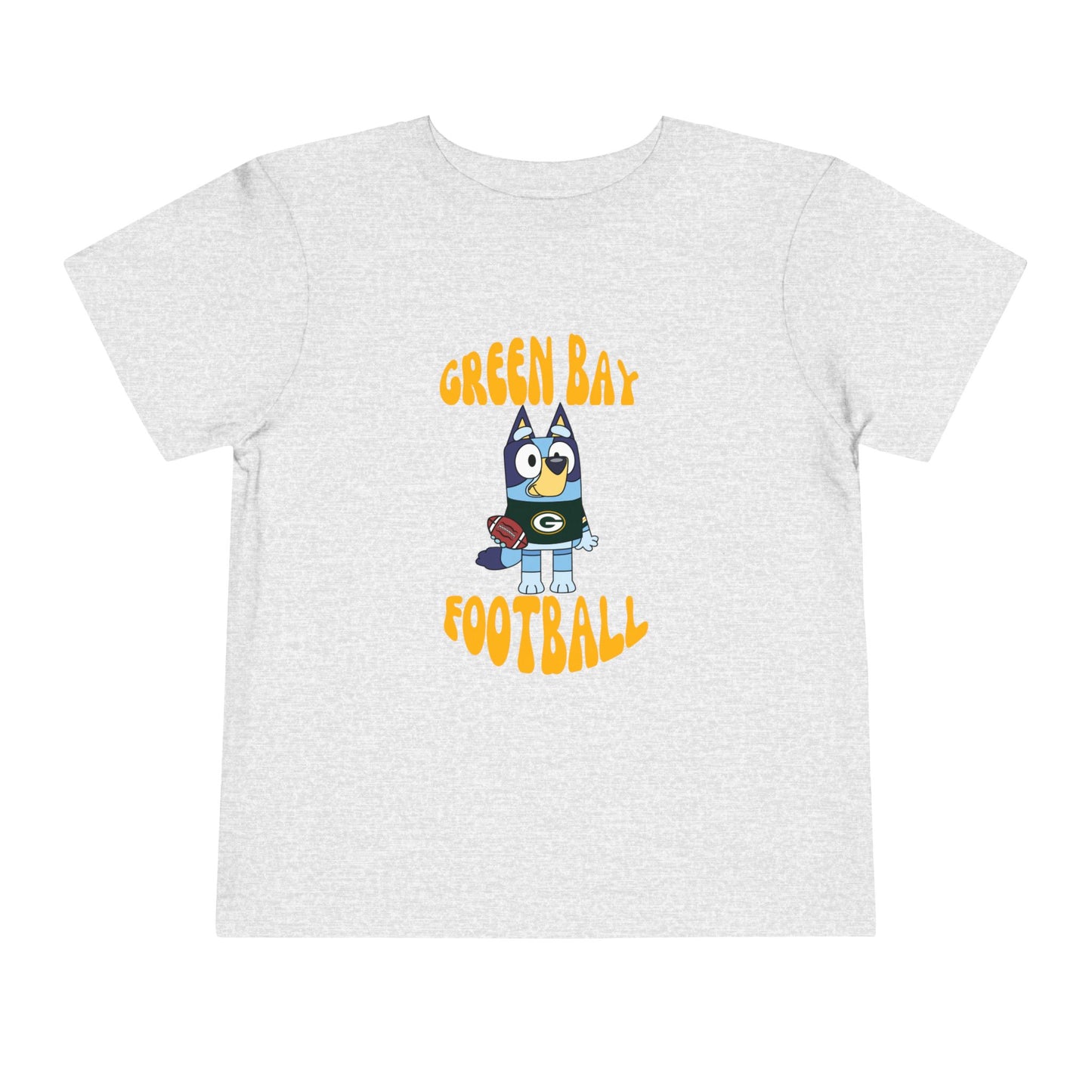 Toddler Bluey Green Bay Packers Football T-Shirt