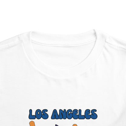 Toddler Bluey Design LA Dodgers - Inspired T-Shirt