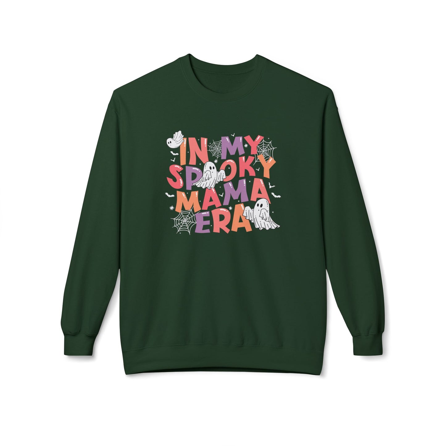 Halloween Trendy In My Spooky Mama Era Crewneck Sweatshirt – Comfort & Style for Spooky Season