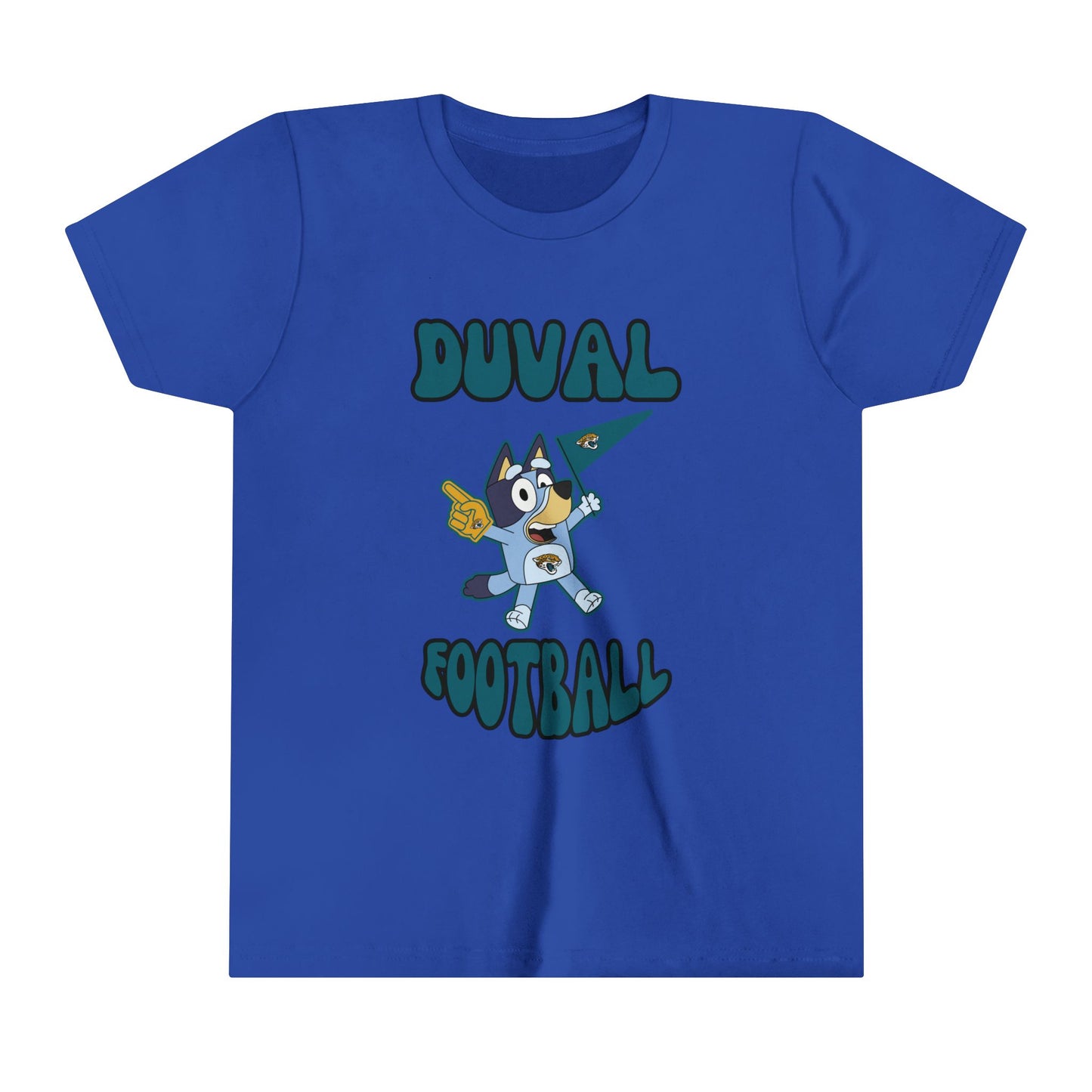 Youth Bluey Design Jacksonville Jaguars Football -Inspired T-Shirt