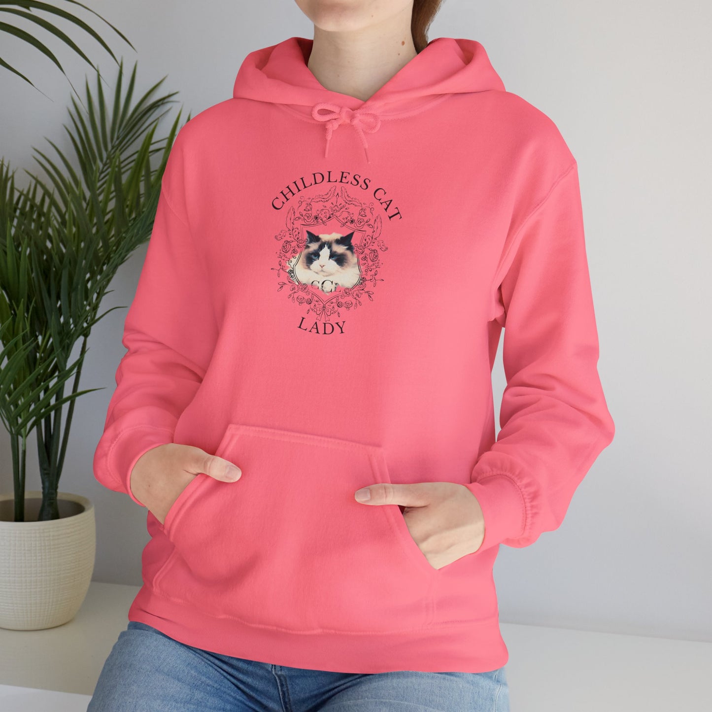 Unisex Childless Cat Lady Hoodie