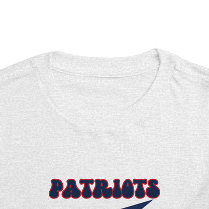 Toddler Bluey Design Patriots Football-Inspired T-Shirt