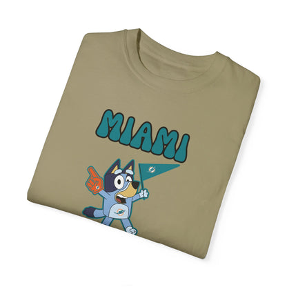 Unisex Bluey Design Miami Dolphins -Inspired T-Shirt