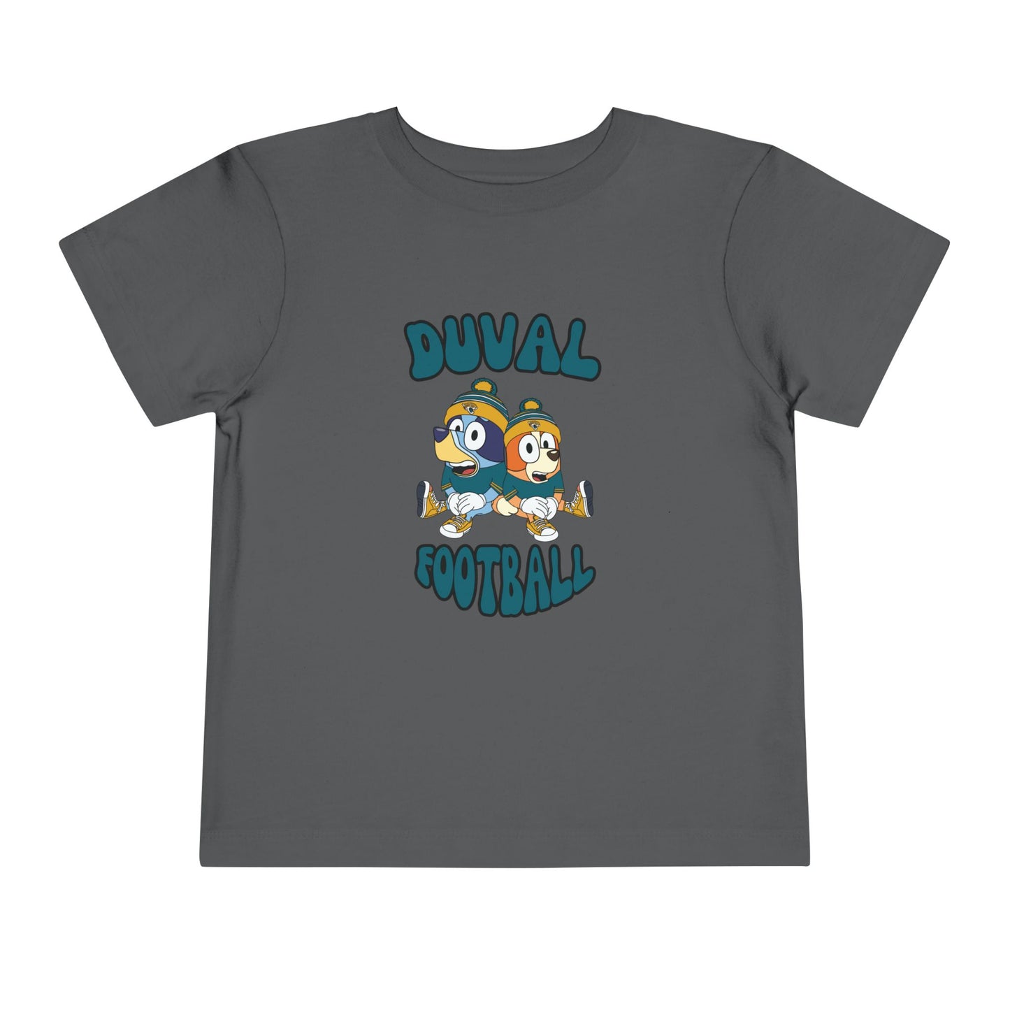 Toddler Bluey & Bingo Design Jaguars Football - Inspired T-Shirt