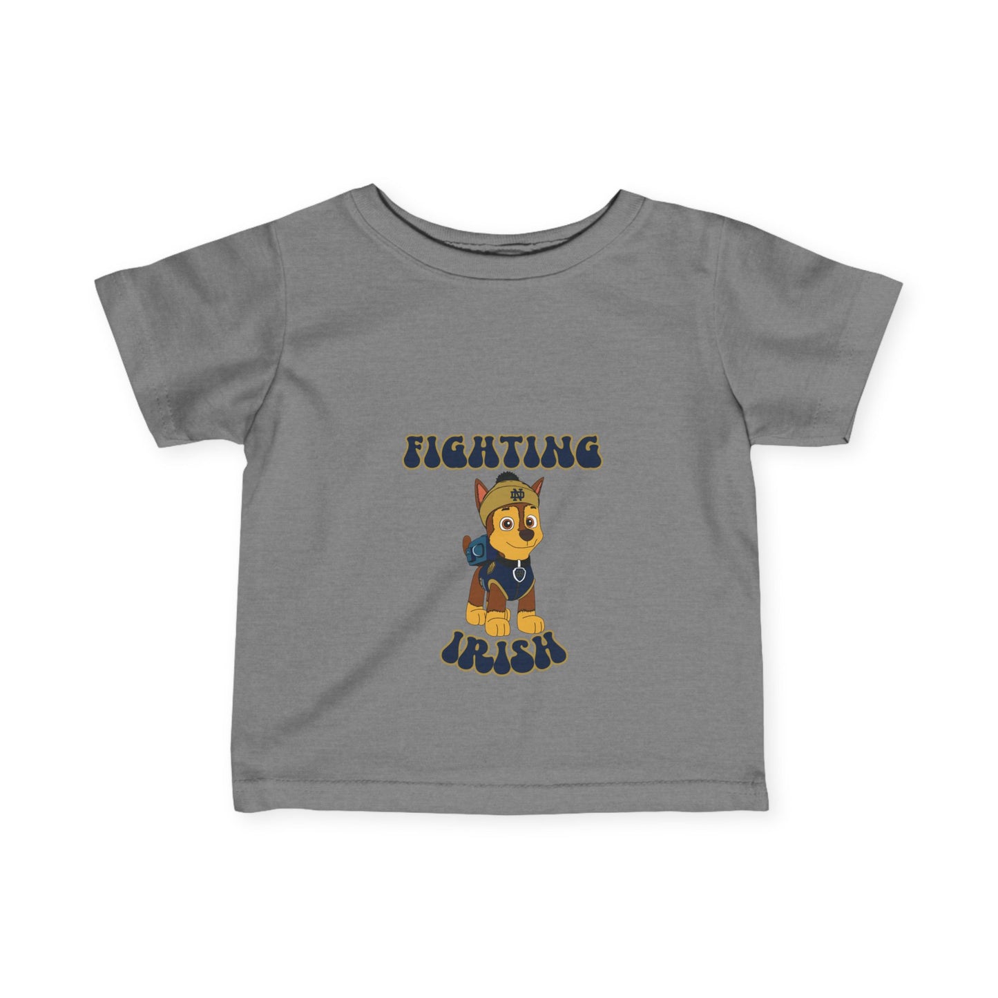 Chase Paw Patrol Fighting Irish College Football Design - Infant Tee-Shirt