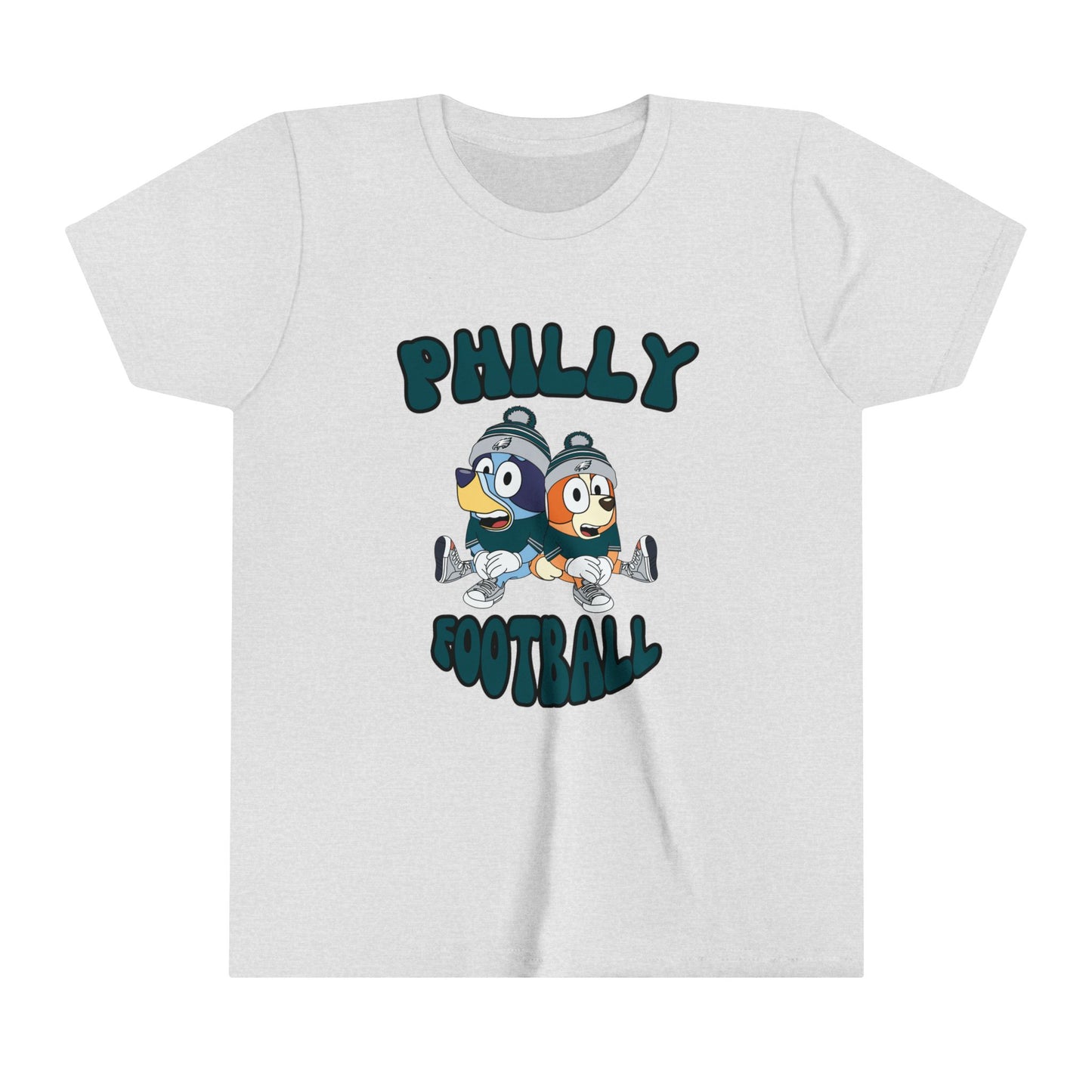 Youth Bluey & Bingo Design Philadelphia Eagles Football - Inspired T-Shirt