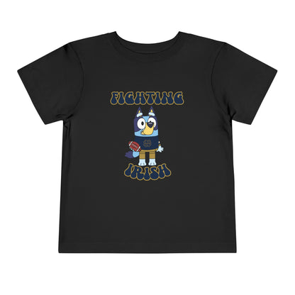 Bluey Fighting Irish Design College Football Toddler Tee