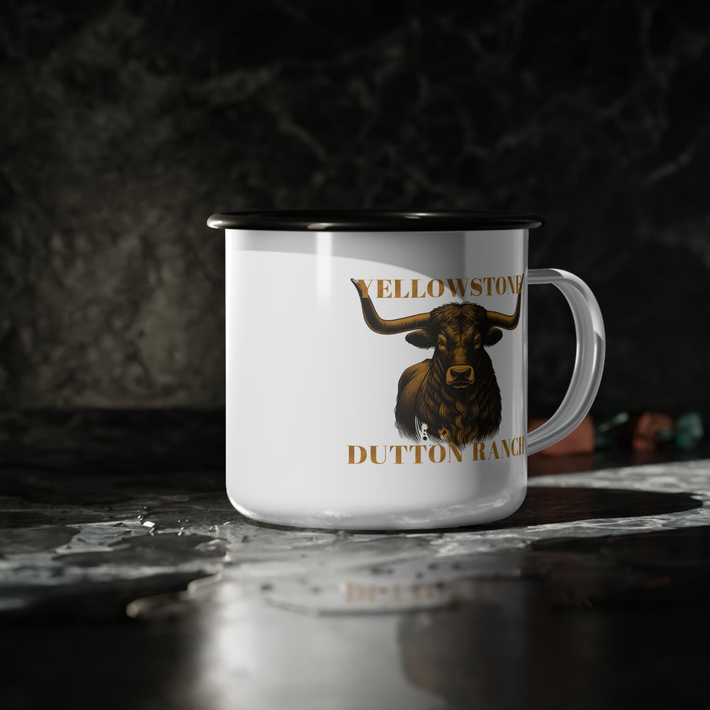 Dutton Ranch - Enamel Camp Cup