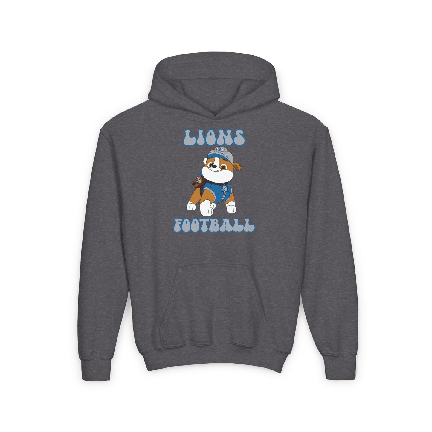 Rubble Paw Patrol Lions Football Youth Hoodie