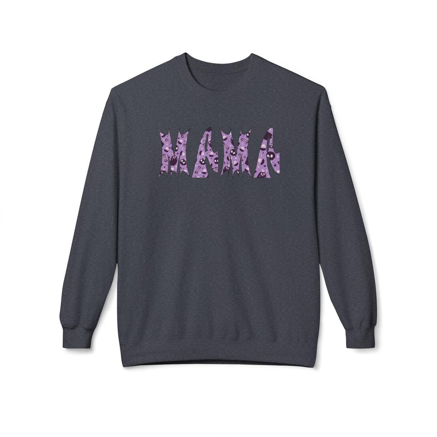 Halloween Trendy Mama Crewneck Sweatshirt – Comfort & Style for Spooky Season