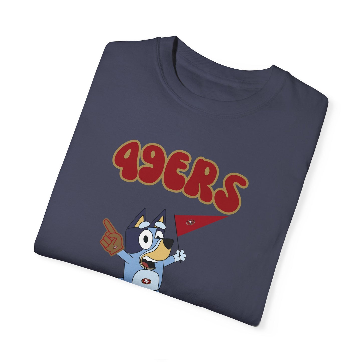 Unisex Bluey Design 49ERs Football-Inspired T-Shirt