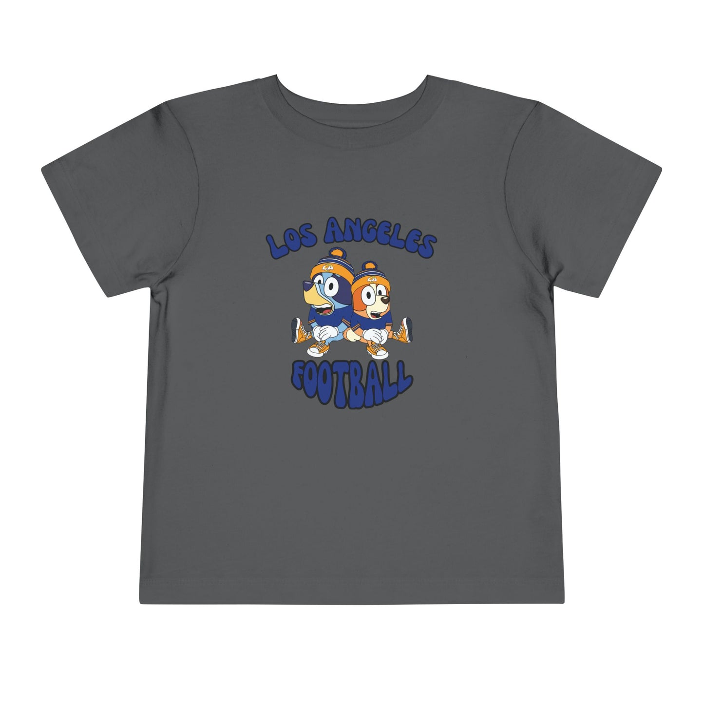 Toddler Bluey & Bingo Design Rams Football - Inspired T-Shirt