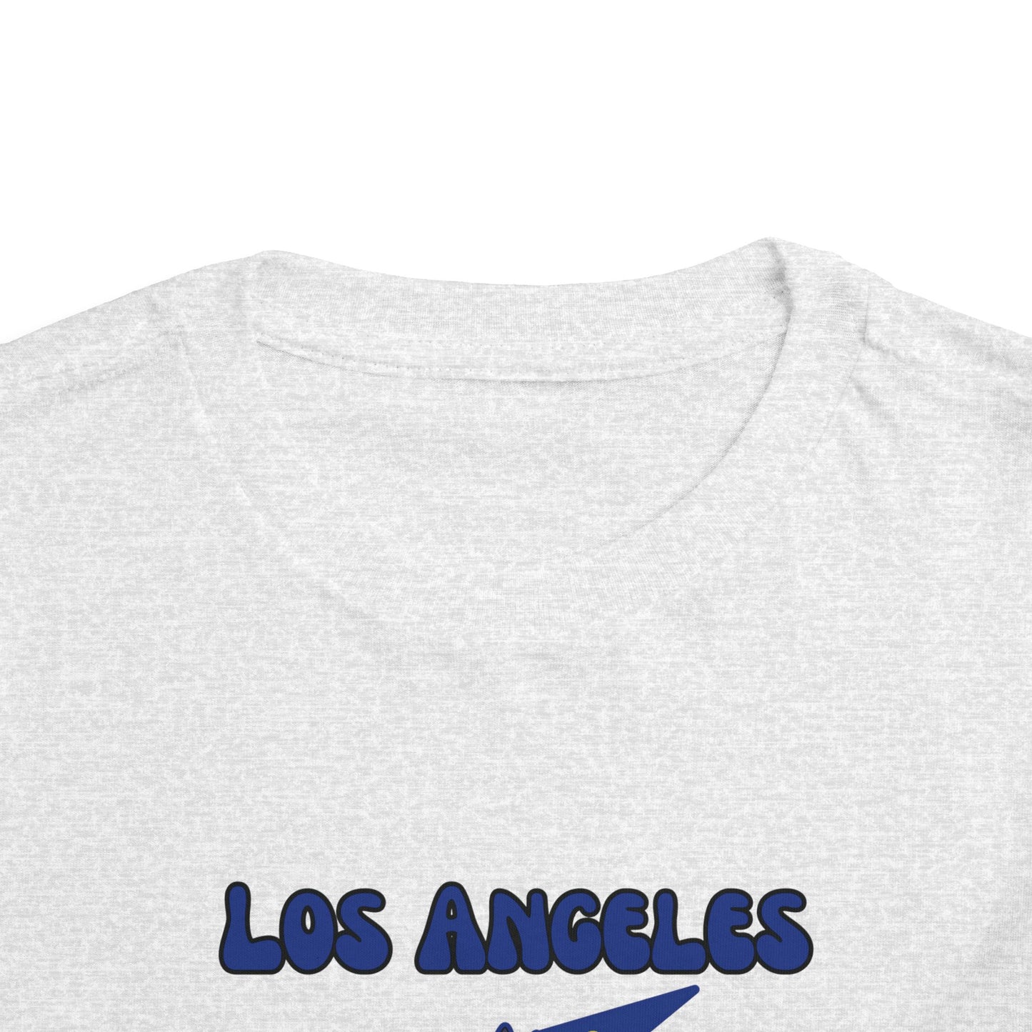 Toddler Bluey Design Las Angeles Rams Football -Inspired T-Shirt