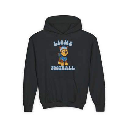 Customizable Youth Chase Paw Patrol Inspired Pro Sports Design Hooded Sweatshirt - Sport and Team Customizable