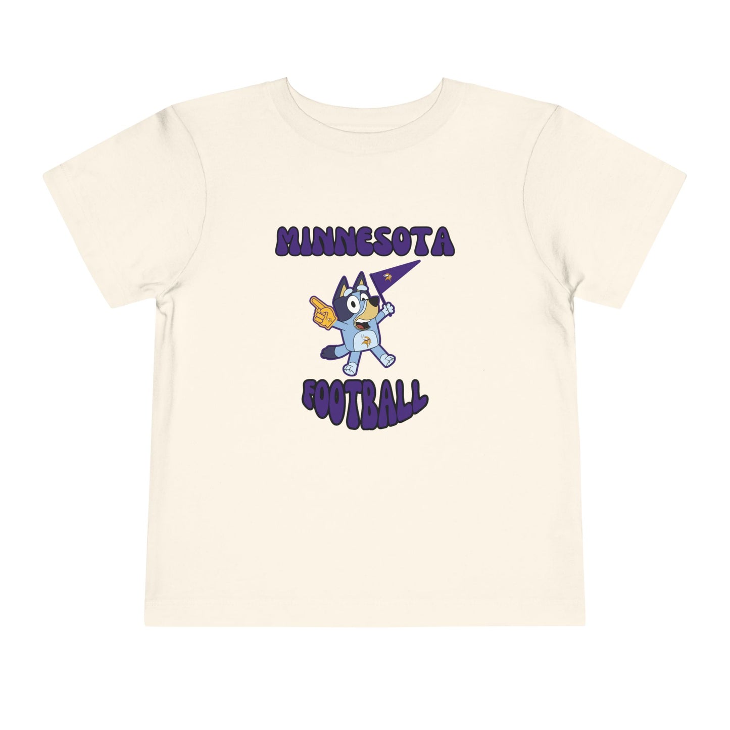 Toddler Bluey Design Minnesota Football - Inspired T-Shirt