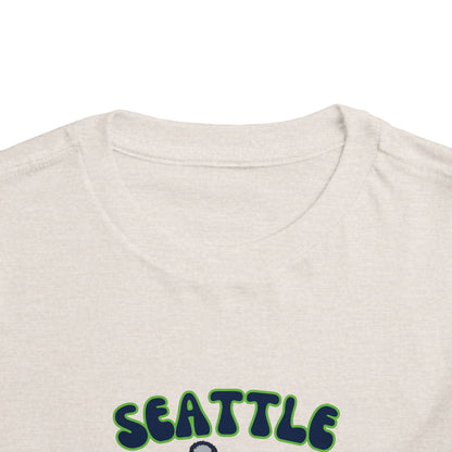 Toddler Bluey & Bingo Design Seahawks Football - Inspired T-Shirt