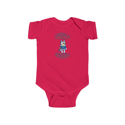 Infant Bluey Design Buffalo Bills Football -Inspired Bodysuit