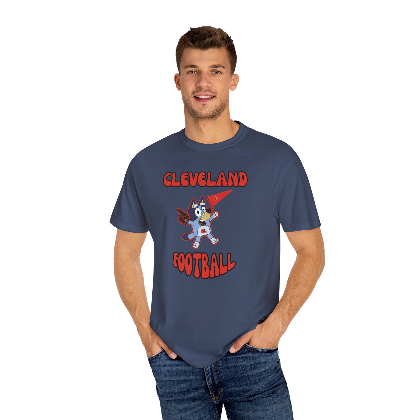 Unisex Bluey Design Cleveland Football -Inspired T-Shirt