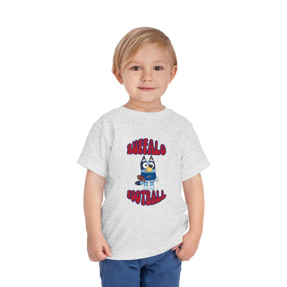 Toddler Bluey Design Buffalo Bills Football - Inspired T-Shirt