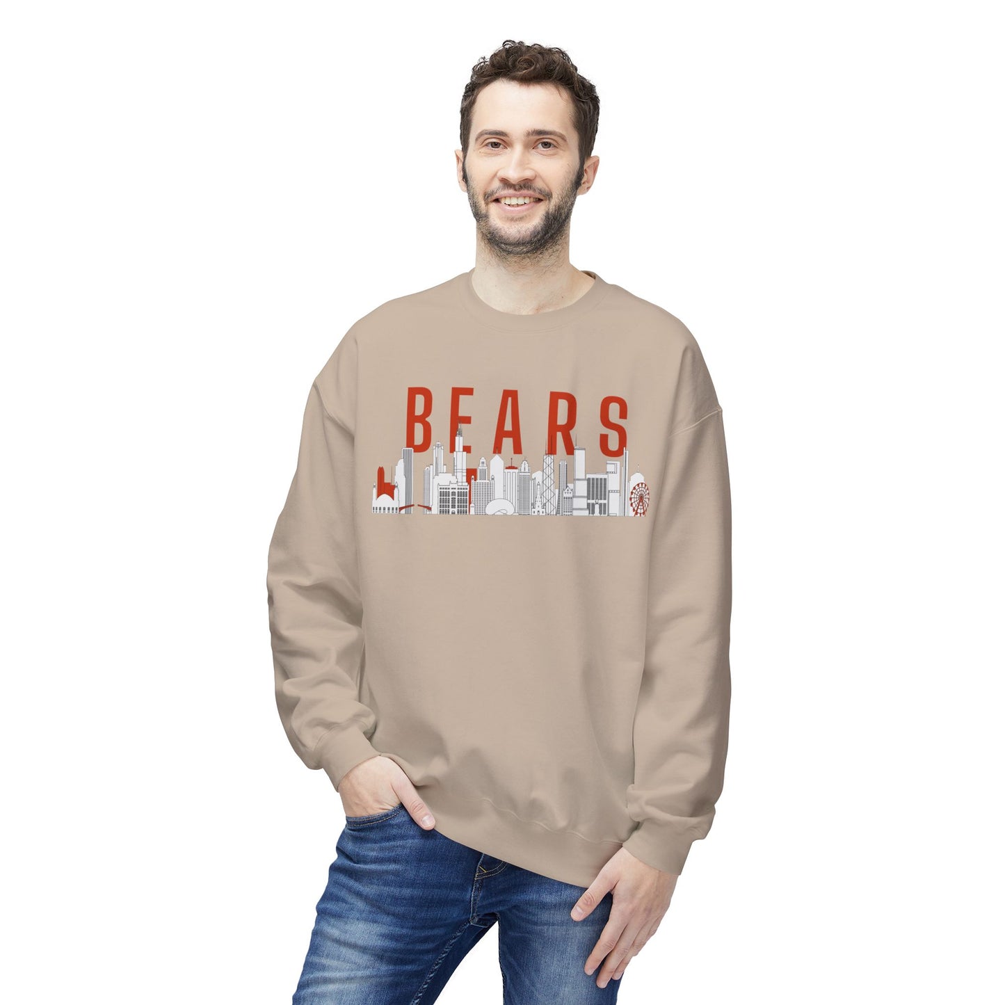 Unisex Chicago Bears City Collection Crewneck Sweatshirt