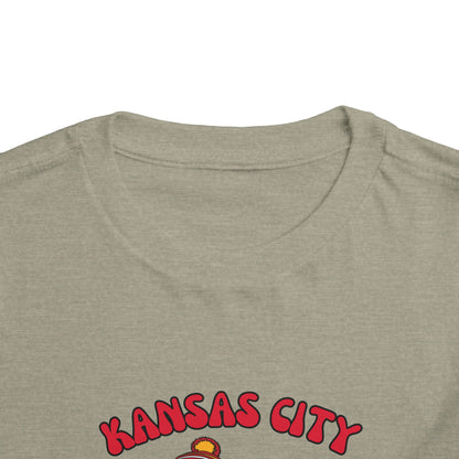 Toddler Bluey & Bingo Design Kansas City Chiefs Football - Inspired T-Shirt