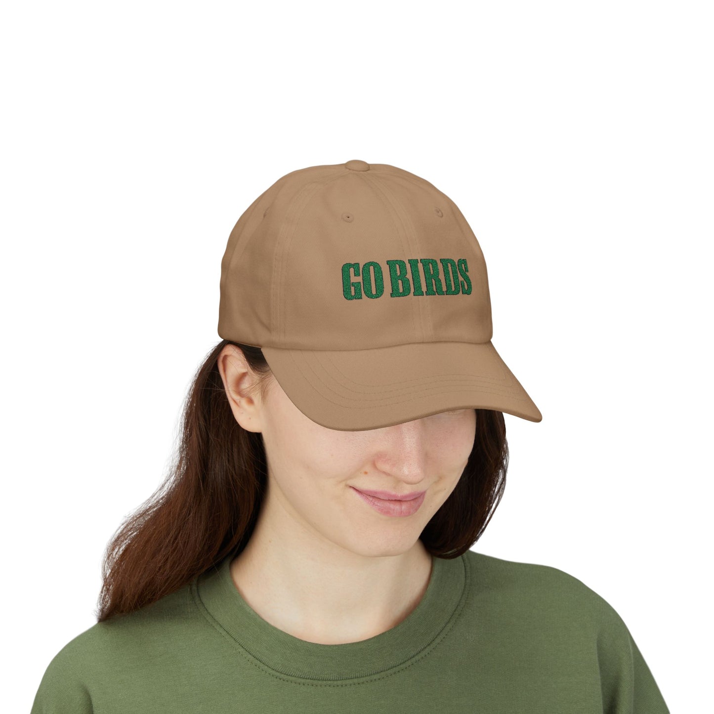 Embroidered Eagles 'Go Birds' Dad Hat