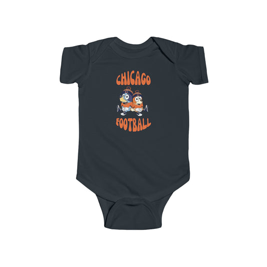 Infant Bluey & Bingo Design Bears Football - Inspired Onesie