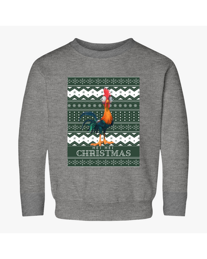 Toddler Chicken Hei Hei Ugly Christmas Sweater, Moana Sweatshirt, Hei Hei Christmas Ugly Christmas Sweater