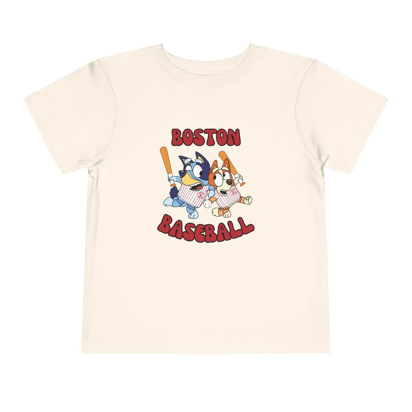 Toddler Bluey Design Boston Red Sox - Inspired T-Shirt