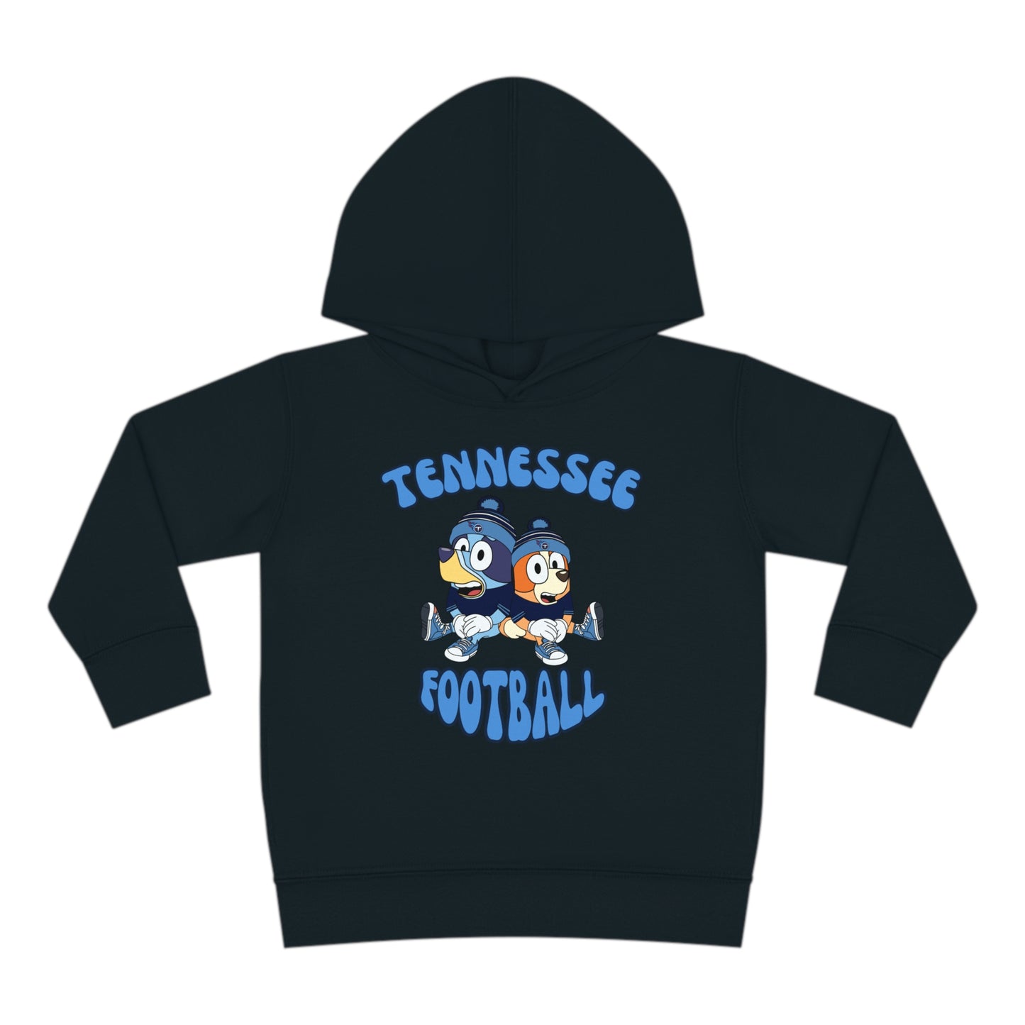 Toddler Bluey & Bingo Design Titans Football - Inspired Pullover Fleece Hoodie