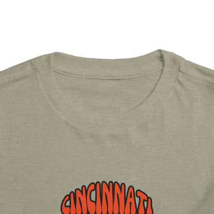 Toddler Bluey Design Cincinnati Bengals Football - Inspired T-Shirt